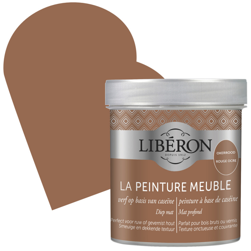 Peinture Pour Meubles Base De Cas Ine Rouge Ocre L Liberon