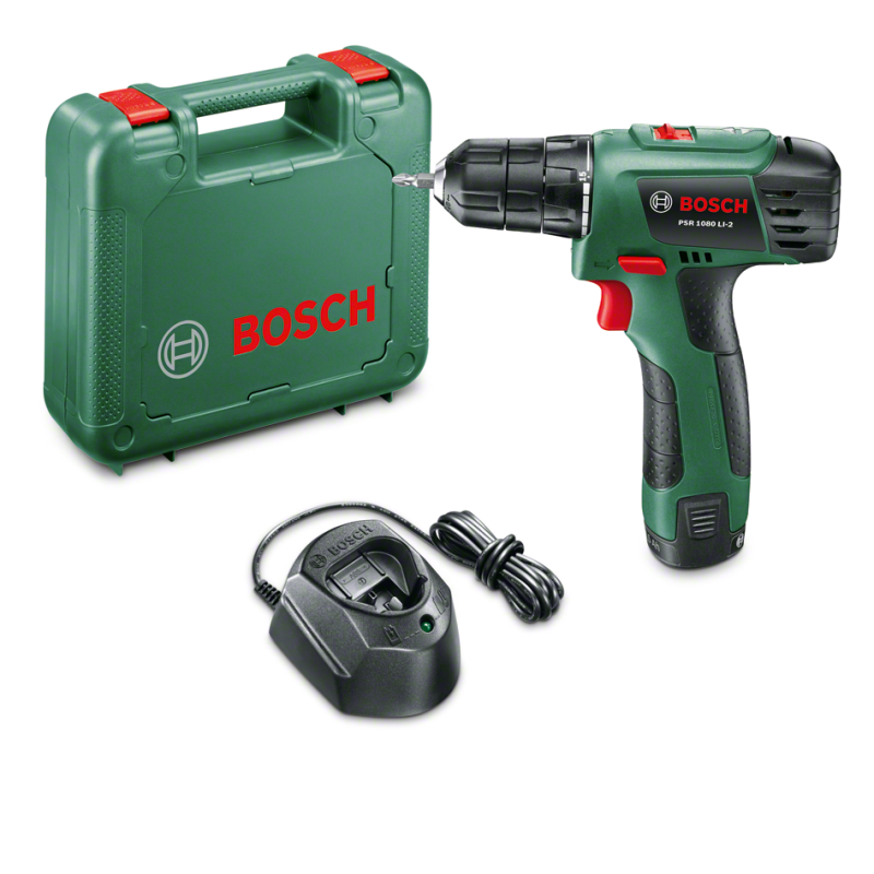 Perceuse visseuse sans fil PSR 1080 LI-2 10,8V BOSCH