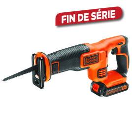 Scie sabre sur batterie BDCR18-QW 1,5 Ah 18 V BLACK+DECKER