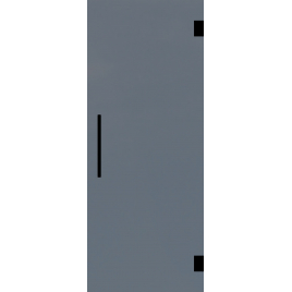 Porte en verre sécurit Thytan Everyway Black gris fumé 73 x 201 cm THYS