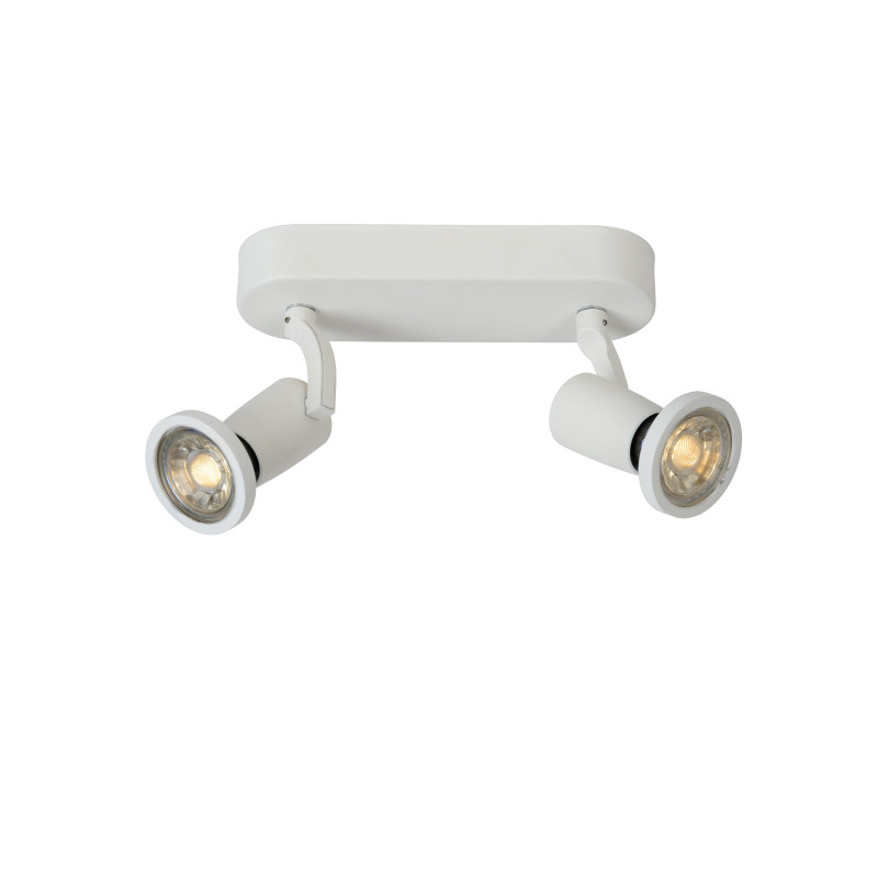 Spot LED Jaster blanc GU10 2 x 5 W LUCIDE