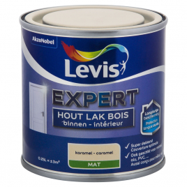 Laque Expert pour bois intérieur Caramel mate 0,25 L LEVIS