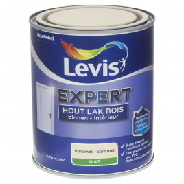 Laque Expert pour bois intérieur Caramel mate 0,75 L LEVIS