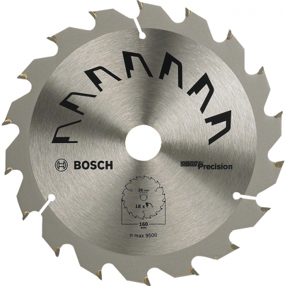 Lame de scie circulaire Precision 18 dents Ø 160 x 20 mm BOSCH