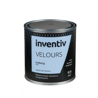 Peinture Velours Iceberg BM7 0,5 L INVENTIV