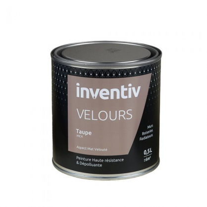 Peinture Velours Taupe MC4 0,5 L INVENTIV