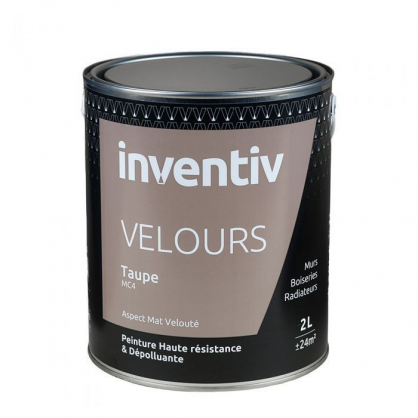 Peinture Velours Taupe MC4 2 L INVENTIV