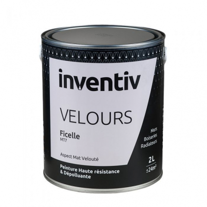 Peinture Velours Ficelle MT7 2 L INVENTIV