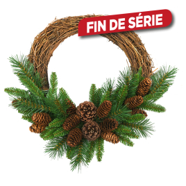 Couronne de Noël Pine Cone Grapevine Ø 41 cm