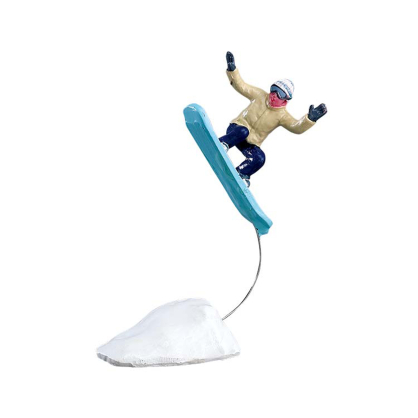 Figurine saut en snowboard LEMAX