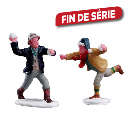 Figurine jeu boules de neige LEMAX