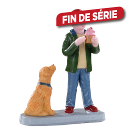 Figurine mangeur de glace LEMAX