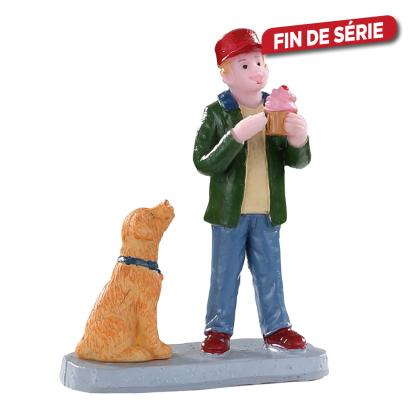 Figurine mangeur de glace LEMAX