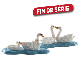 Set figurines de cygnes 2 pièces LEMAX