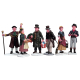 Set de figurines peuple du village 6 pièces LEMAX