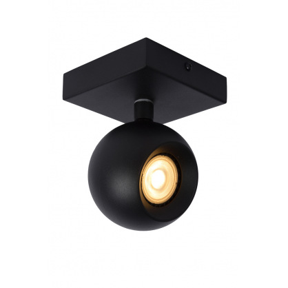 Spot plafond Favori GU10 5 W noir LUCIDE