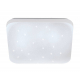 Plafonnier Frania LED 22 x 22 cm 7,4 W blanc cristallin EGLO