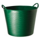 Seau en plastique souple Tubtrug vert 42 L