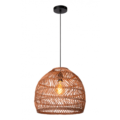 Suspension naturelle Moloko E27 40 W Ø 40 cm LUCIDE