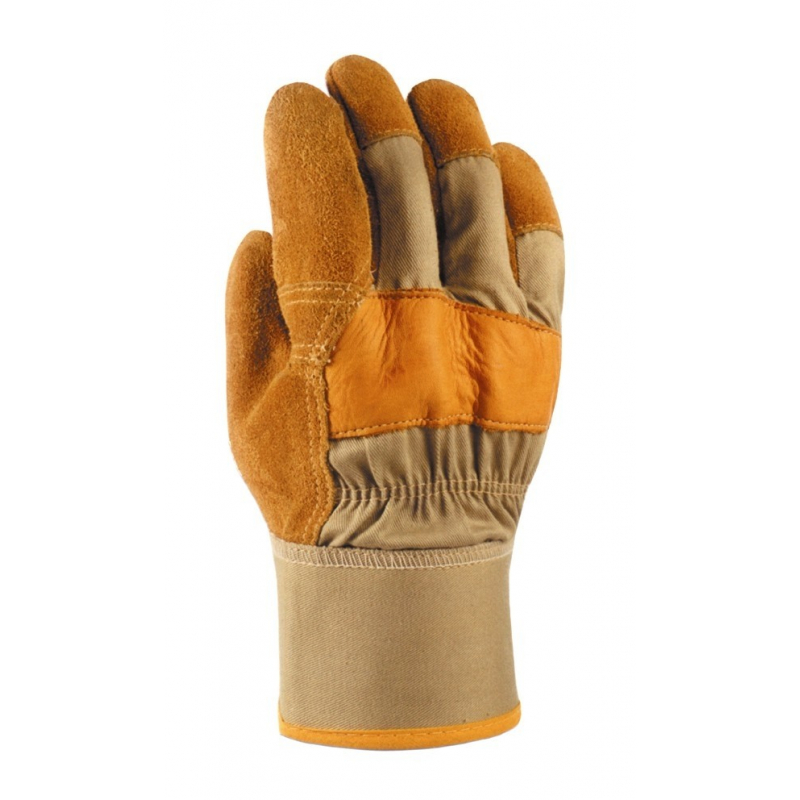 Paire de gants pour gros travaux de jardin en cuir taille 9 .B