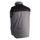 Gilet sans manche Donar gris et noir M HEROCK