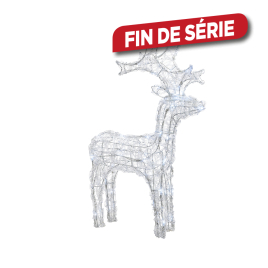 Renne en acrylique LED blanc froid 60 cm LUMINEO