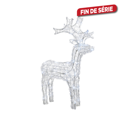 Renne en acrylique LED blanc froid 60 cm LUMINEO