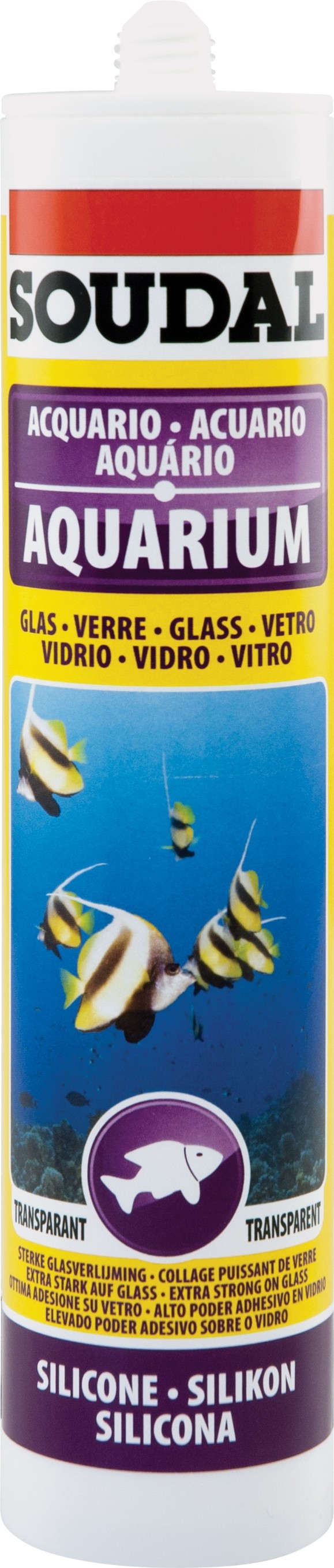 Silicone pour aquarium transparent, 300ml - SOUDAL - Mr.Bricolage