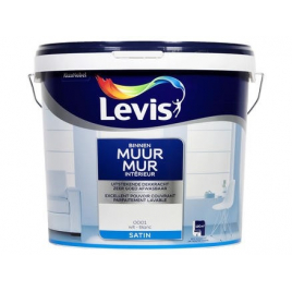 Peinture Mur Intérieur blanche satinée 10 L LEVIS