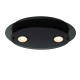 Plafonnier Okno noir 30 x 20 cm GU10 2 x 3 W LUCIDE