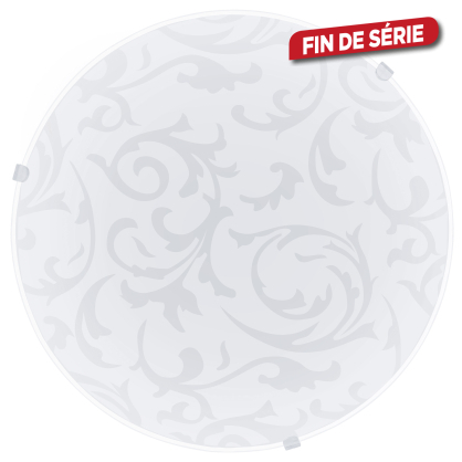 Plafonnier Mars motif fleurs E27 60 W EGLO