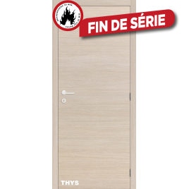 Porte coupe-feu S61 Champagne 1 point 73 x 201,5 cm THYS