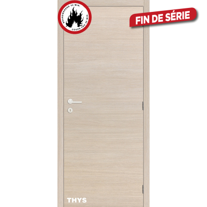 Porte coupe-feu S61 Champagne 1 point 73 x 201,5 cm THYS