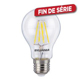 Ampoule classique Rétro à filaments LED E27 blanc froid 1000 lm 6 W SYLVANIA