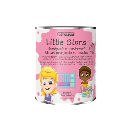 Peinture pour meubles et jouets Little Stars bâton de bonbon nacrée 0,75 L RUST-OLEUM