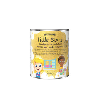 Peinture pour meubles et jouets Little Stars couronne d'or métallique 0,75 L RUST-OLEUM