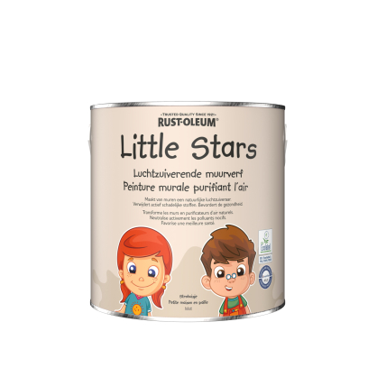 Peinture murale purifiante Little Stars petite maison en paille 2,5 L RUST-OLEUM