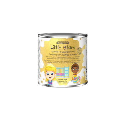 Peinture pour meubles et jouets Little Stars couronne d'or métallique 0,25 L RUST-OLEUM