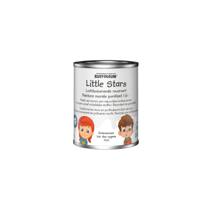 Peinture murale purifiante Little Stars lac des cygnes 0,125 L RUST-OLEUM