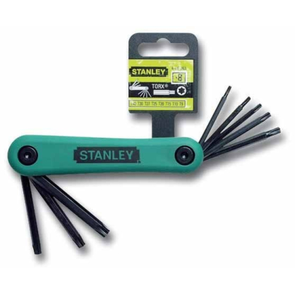 Clé mâle sur support verrouillable 8 pièces STANLEY FATMAX