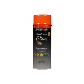 Peinture en spray Crafts orange pastel brillante 0,4 L MOTIP