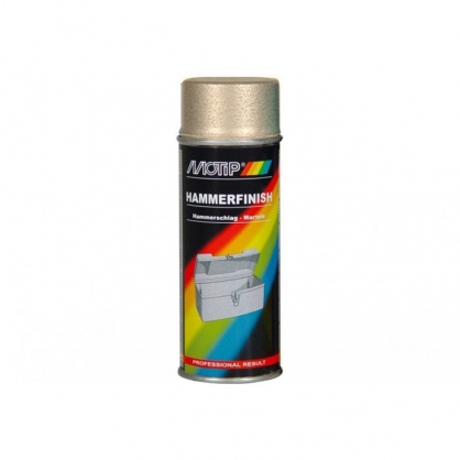 Peinture effet martelé dorée 0,4 L MOTIP