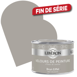 Peinture Velours de Peinture brun Eiffel mate 0,125 L LIBERON