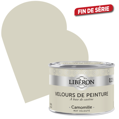 Peinture Velours de Peinture camomille mate 0,125 L LIBERON