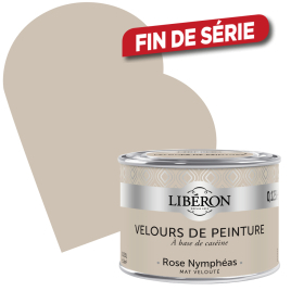 Peinture Velours de Peinture rose nymphéas mate 0,125 L LIBERON