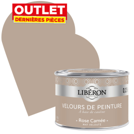 Peinture Velours de Peinture rose camée mate 0,125 L LIBERON