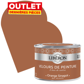 Peinture Velours de Peinture orange sinagot mate 0,125 L LIBERON