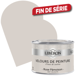 Peinture Velours de Peinture rose pamoison mate 0,125 L LIBERON