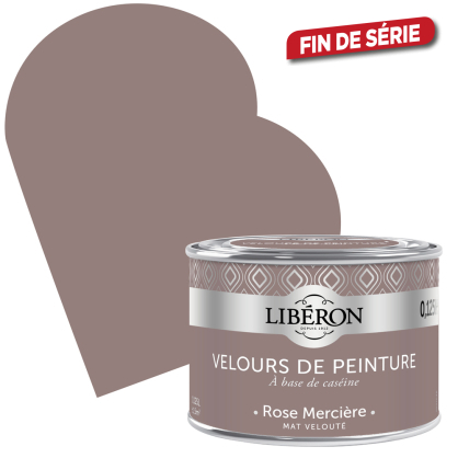 Peinture Velours de Peinture rose mercerie mate 0,125 L LIBERON