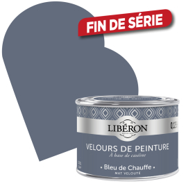 Peinture Velours de Peinture bleu de chauffe mate 0,125 L LIBERON